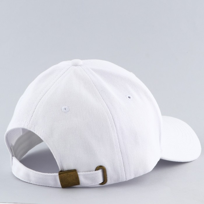 Кепка белая хлопковая взрослая Кепка белая хлопковая взрослая