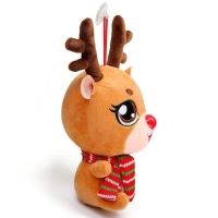 Мягкая игрушка «Оленёнок», 20 см, цвет коричневый Мягкая игрушка «Оленёнок», 20 см, цвет коричневый