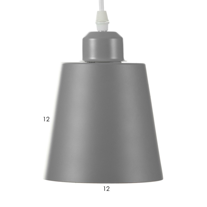 Светильник BayerLux Подвес Светильник BayerLux Подвес "Цилиндр" 1x40Вт E27 серый 13х13х16-96 см