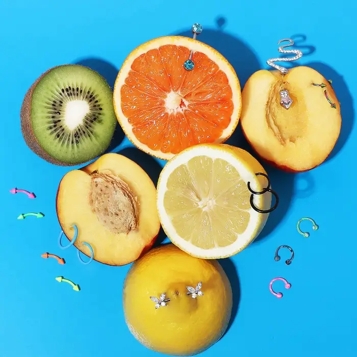 Пирсинг в бровь &laquo;Стрелы&raquo; дуо, L=0.8 см, МИКС (фасовка 20 шт.)