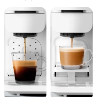 Кофеварка рожковая капсульная 2 в 1 КТ-7253 - 1350 Вт