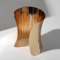 Браслет &laquo;Манжета&raquo; конус, цвет золото