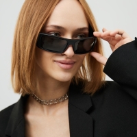 Очки солнцезащитные мужские, uv 400, ширина 14.2 см, дужка 13.1 см