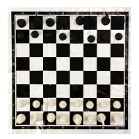 Шахматы 30 х 30 см, король h-5 см, d-2.2 см, фигуры пластик