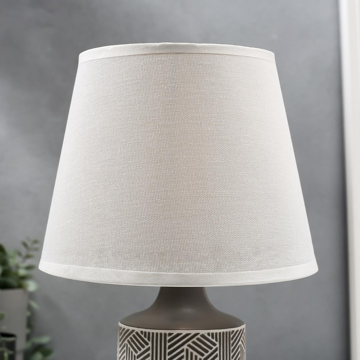 Лампа настольная 48475/1GR E14 40Вт серый 20х20х31,5 см RISALUX