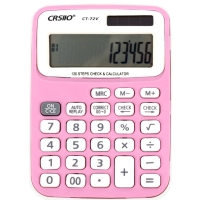 Калькулятор настольный 12-разрядный CT-72V, розовый