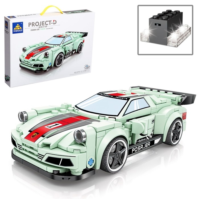 Конструктор Гонка «Старлайт», световые эффекты, 248 деталей Конструктор Гонка «Старлайт», световые эффекты, 248 деталей