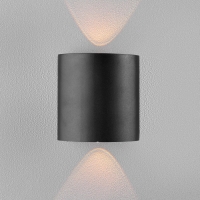 Светильник фасадный &laquo;Полусфера&raquo;, FSD-007, 2Вт, 3000К, 1 луч, IP65, 220В, металл, черный