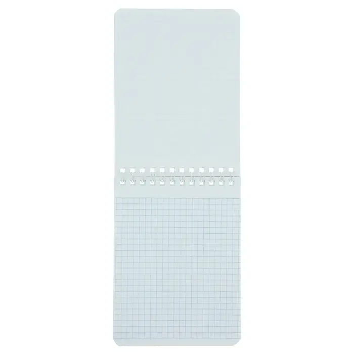 Блокнот А7, 40 листов на гребне "Прикольные зайцы", обложка мелованный картон