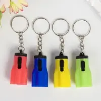 Фонарик брелок для ключей на кольце &laquo;Маленький тюльпанчик&raquo;, МИКС