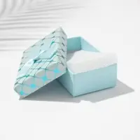 Коробочка подарочная под набор &laquo;Кубики&raquo;, 5&times;8 (размер полезной части 4.5&times;7.5 см), МИКС, вставка белая