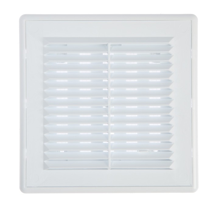 Решетка вентиляционная "КосмоВент" ЛРР162, 162 х 162 мм, сетка, разъемная, регулируемая