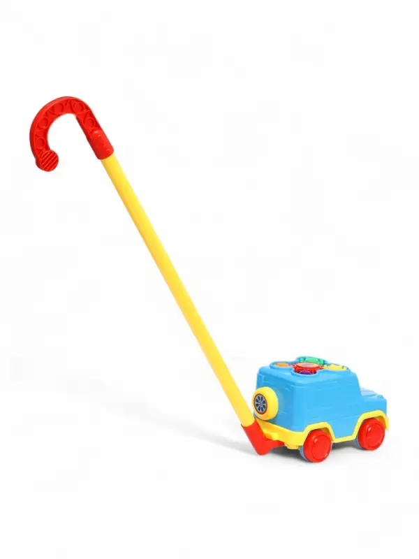 Каталка на палочке "Машинка" с шестеренками