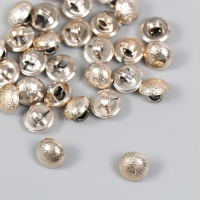 Пуговицы пластик для творчества на ножке "Золотое полушарие" шершавая набор 30 шт 1х1 см Пуговицы пластик для творчества на ножке "Золотое полушарие" шершавая набор 30 шт 1х1 см