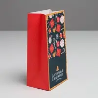 Пакет без ручек &laquo;Счастья в Новом Году&raquo;, 10 х 19.3 х 7 см