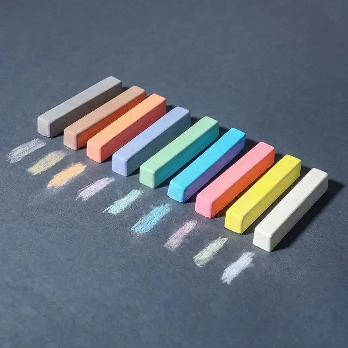 Мелки цветные школьные 9 шт. &laquo;Щенячий патруль&raquo;, прямоугольные