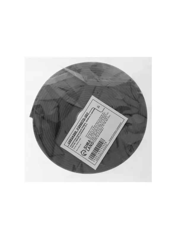 Уплотнитель резиновый ТУНДРА, профиль I, размер 9х2 мм, черный, в упаковке 10 м