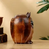 Копилка "Совенок" дерево 10х10х13 см