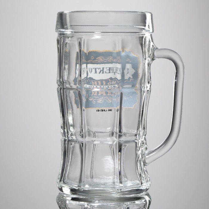 Кружка стеклянная пивная &laquo;Директор бани&raquo;, 500 мл