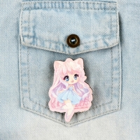 Подарочный набор блокнот и значок «Аниме» Подарочный набор блокнот и значок «Аниме»