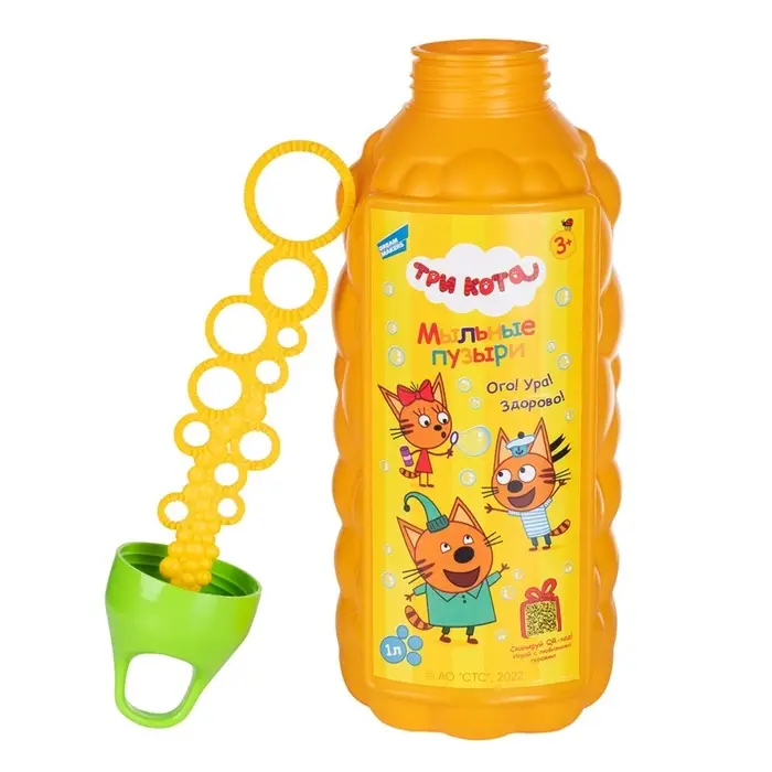 Мыльные пузыри &laquo;Три кота&raquo;, 1000 мл