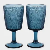 Набор бокалов "Флорин" 2 шт 300 мл, синий