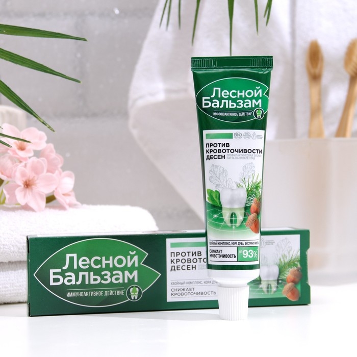 Зубная паста &laquo;Против кровоточивости дёсен&raquo;, с корой дуба, 50 г