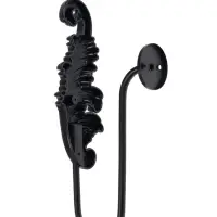 Крючок для штор CAPPIO KS042, цвет черный с золотом, набор 2 шт