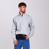 Сумка поясная на молнии, 2 наружных кармана, цвет чёрный Сумка поясная на молнии, 2 наружных кармана, цвет чёрный