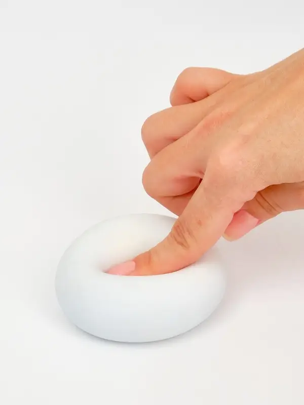 Мялка "Мягкий шар", можно откачивать и закачивать воздух, цвета МИКС