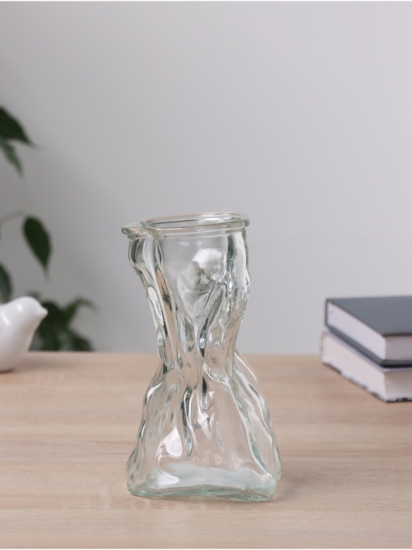 Ваза стекло настольная "Венди" галант, 16х9 см, прозрачный