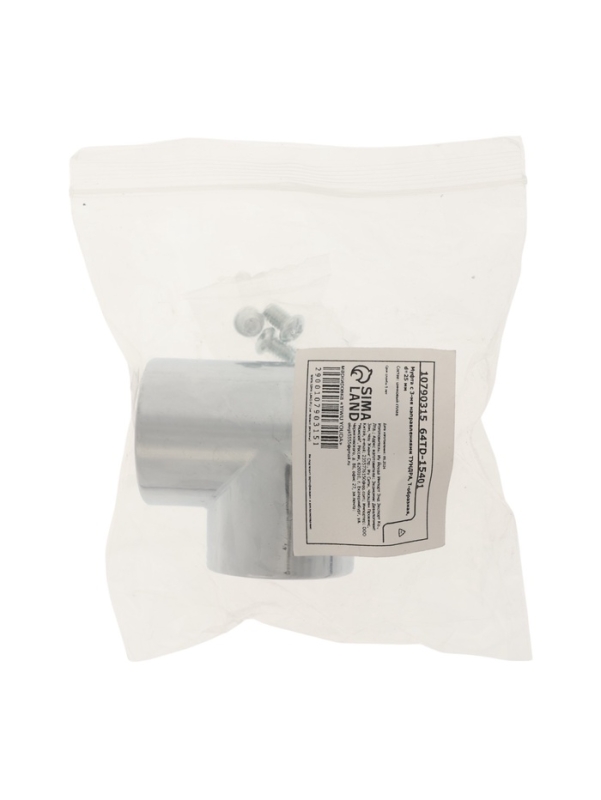 Муфта с 3-мя направлениями ТУНДРА, Т-образная, d=25 мм