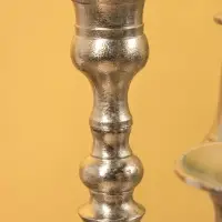 Подсвечник на 5 свечей "Изобилие" алюминий 41 см