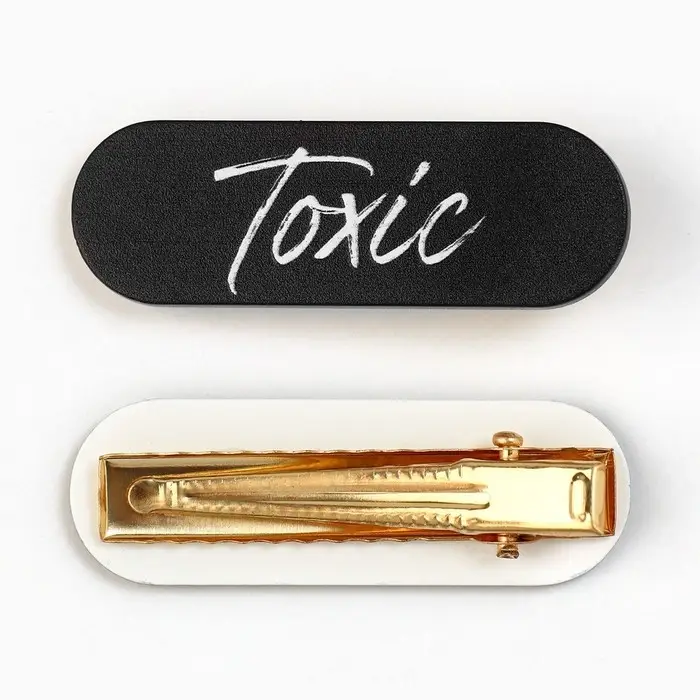 Заколка для волос Toxic, 4.5&times;1.5 см