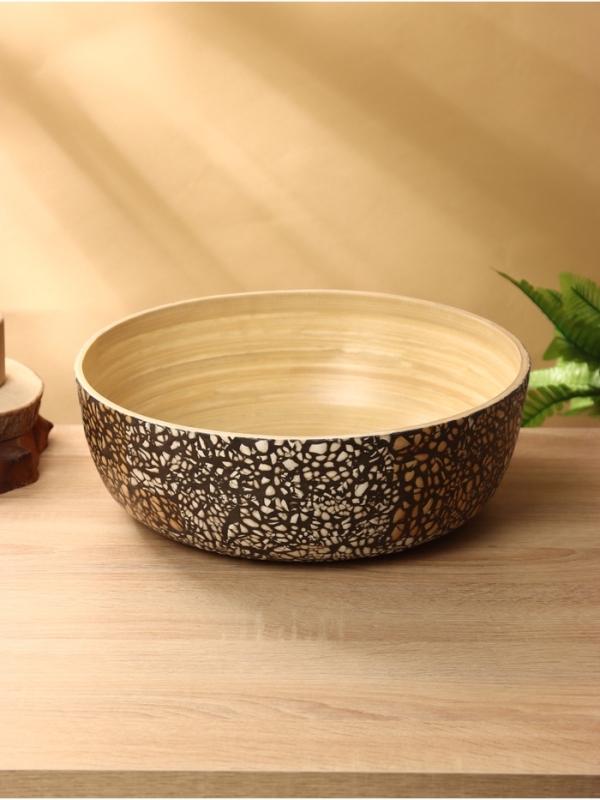 Салатник 35х35х12 см, бамбук