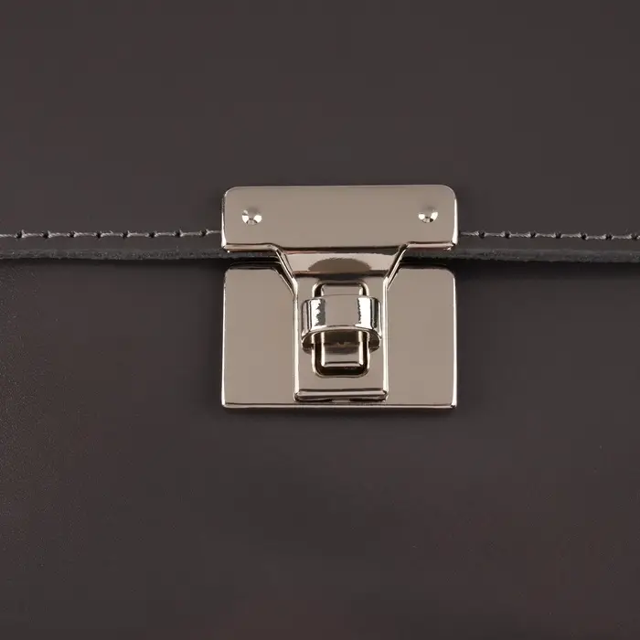 Застёжка для сумки, 3.3&times;3.3 см, цвет серебряный