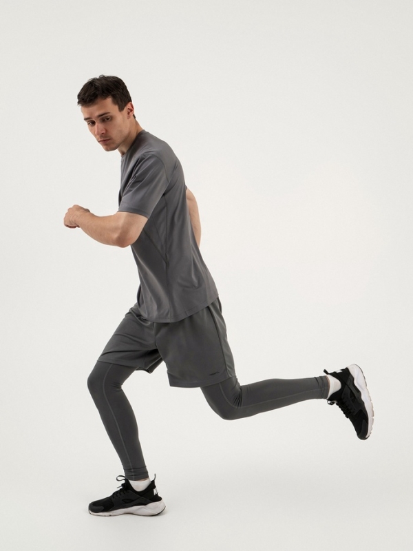 Шорты мужские Resport, р. 52, цвет серый, базовые Шорты мужские Resport, р. 52, цвет серый, базовые