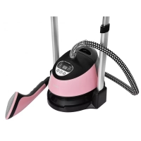Отпариватель H-US02543 напольный розовый черный