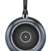 Сковорода с крышкой Force 24 см с антипригарным покрытием