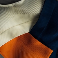 Топ в рубчик, р-р S, цвет синий