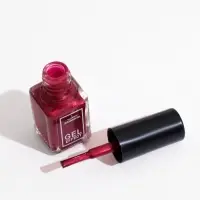 Лак для ногтей с эффектом геля Jeanmishel, тон 152, розовый тёмно-красный, 6 мл