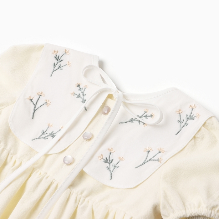 Платье для девочки MINAKU, цвет айвори, рост 92-98