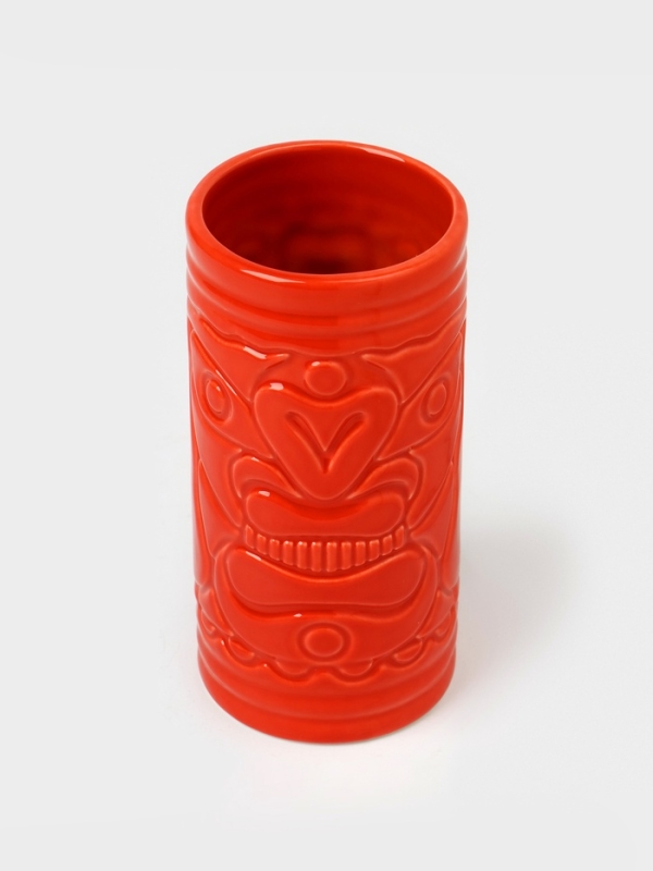 Стакан для коктейлей "Тики остров" красный