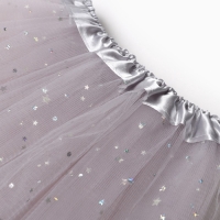 Юбка детская KAFTAN "Звездочки" серый, длина 30 см