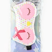 Маска для сна SVOBODA VOLI &laquo;Сова&raquo;, розовая