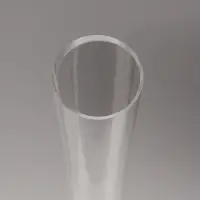 Ваза стекло настольная "Николетт" 24,5х6,5 см, прозрачный