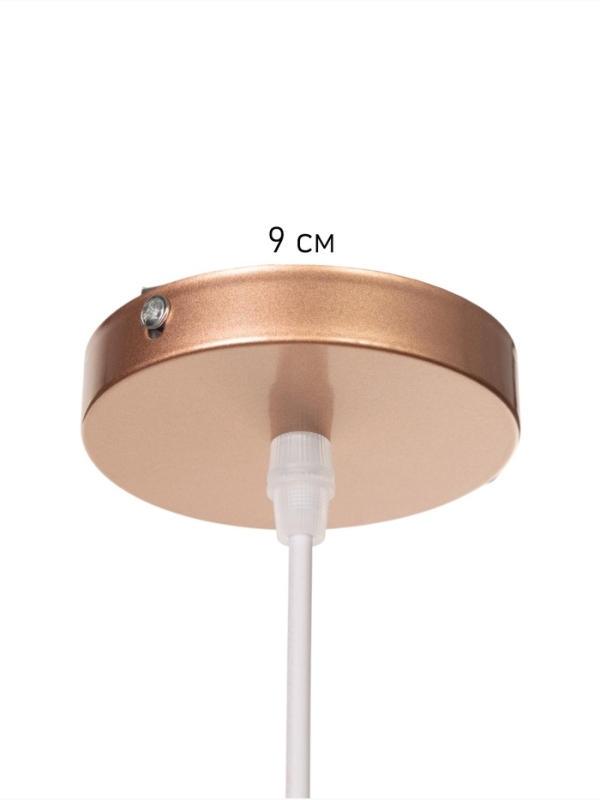 Светильник Ronald 1х40Вт Е27 пр-1м бронзовый металлик 36х36х15см