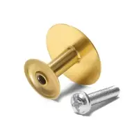 Ручка кнопка ТУНДРА РК002GP, цвет золото