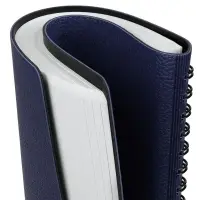 Ежедневник Strep Front на заказ, недатированный, темно-синий