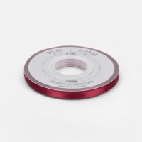 Лента атласная двухсторонняя №0789 6мм*25&plusmn;1м бордовый TR